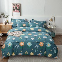 2인용 순면 150x200 학생기숙사 싱글 누빔이불커버, C11-분홍귀신 브라 노