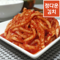 정다운김치 새해첫 행사판매 당일제조 국내산 무생채김치1.5kg, 2kg