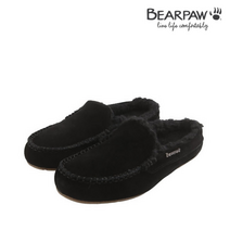 BEARPAW 베어파우 폴리 블랙 경량 여자 털슬리퍼 슬립온 뮬 K816001ND-W