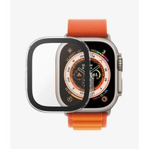 Panzerglass 판저글래스 애플워치 울트라 풀커버 케이스 클리어블랙, 클리어