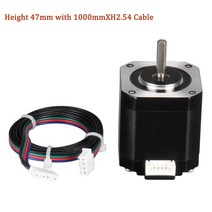 기어드 모터 2333404247mm Nema 17 42 스테퍼 12V 4 리드 Nema17 스텝 1000mmXH2.54 케이블 CNC 압출기 3D 프린터, 05 42X47mm StepperMotor