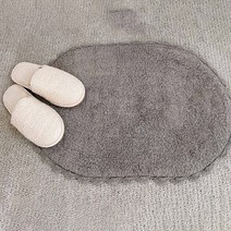 패드랑 코튼 레이스 면 크로쉐 욕실 현관 주방 인테리어 발매트, 그레이