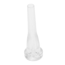 ABS 트럼펫 마우스 피스 Meg 3C 사이즈 바흐 초보자 뮤지컬 액세서, 01 white 3c