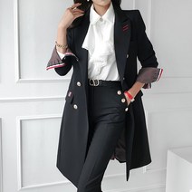 금찌 미토 롱 배색 자켓 JK6205