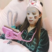 [해외]맘대로 구부러지는 다용도 스마트폰거치대, 블랙