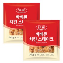 사세 바베큐 치킨 스테이크 1.4kg 2봉, 2개