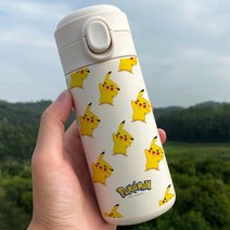 피카츄 어린이집 유치원 물통 물병 피카추 보온병 포켓몬 바운스 커버 물 컵, 300ml 뚜껑컵 BW426 피카츄