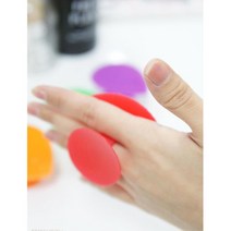 모공클렌징패드 세안패드 각질패드 모공청소기 모공솔, 오렌지, 1개