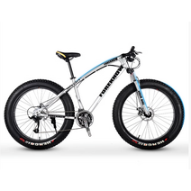 풀샥 MTB 30단 26인치 엠티비 오프로드 자전거, 실버(스포크 휠) 30단 26인치