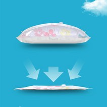 원룸 기숙사 옷 의류 진공 압축팩 소형2p 압축백 겨울옷보관 캠핑 패딩, 1개, 플라워70x50