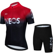 2023 INEOS 사이클링 빕 숏 남성용 산악 자전거 저지 의류 여름 컴플리트 레이싱 드라이핏 스포츠 세트