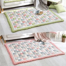 [누리홈] 루카 뽈록이 워싱 카페트 3COLOR 플러피 패드 150x200