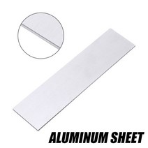 알루미늄판 판재 재단 각재 1 pc 직사각형 6061 알루미늄 평판 시트 알루미늄 금속 호일 diy 재료 공급 200503mm 두께, 없음