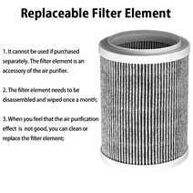 부직포 미에어프로 제습공기청정기 소형공기청정기 공기청정기필터청소 위니아공기청정기필터 샤오미 공기 청정기 음이온 발생기 냄새 제거기 유해 연기 가스 리무버 교체 가능한 필터, 1.Filter Accessories
