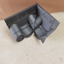 플라스틱 용마루 지붕공사 지붕수리 강풍 피해 복구 안틱 타일 수지 타일 안틱 처마 도어 헤드 장식 타일 플라스틱 타일 유리 타일 합성 수지 타일 지붕, 색깔