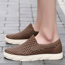 완판몰 남성 펀칭 키높이 여름 슬립온
