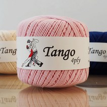 탱고 4Ply 100% 면사 24색 국산 탱고실, 18 고동색, 1개