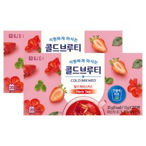 담터 콜드브루티 딸기히비스커스, 1.5g, 20개입, 2개