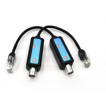 Gchee IP 패시브 익스텐더 이더넷 오버 동축 1 CH 네트워크 송신기 컨버터 CCTV 카메라 UTP RG59 RJ45 4 유선 1236 케이블 번호 BNC 비디오 발룬 POE