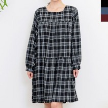 여자 체크무늬원피스 스퀘어넥라인 여성패션 데이트룩