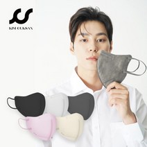 KF94 김국산 씬핏 3중필터 마스크 100매입 새부리형마스크 얼큰이마스크 숨쉬기편한마스크, 김국산 씬핏 대형, 그레이 100매