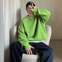 HXT 14컬러 4XL까지 남성용 스웨터 니트티 라운드 무지 빅사이즈 겨울 기본 스탠다드핏