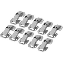 일본구매대행 10 개 세트 슬라이드 경첩 도어 힌지 캐비닛 힌지 창 보수 고정 브래킷 숨겨진 힌지 창 / 캐비닛 / 선반 / 싱크대 등 대응 설치 간단