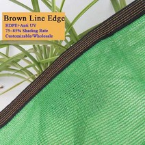 차광막 차양 그늘 녹색 햇빛 가리개 그물 자외선 방지 HDPE 3 20 핀 다육 식물 커버 집 발코니 항해 수영장 천막, 없음, 12Pin Brown Lines+1mx3m