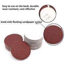 5인치 125mm 원형 자체 접착 사포 디스크 샌드 시트 그릿 80-1000 연마 도구 20 개, 10 1000_01 5 inch