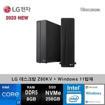 LG전자 데스크탑 12세대 I7 컴퓨터 Z80KV-AR27S2+WIN11 (I7-12700/8GB/SSD256GB/UHD770/WIN11)