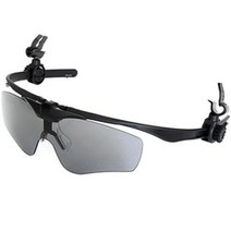 끼우는 안전모 고글 #2.5 산업용 오티스보안경 예초 세정용, 1개