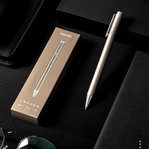 델리 젤리 펜 금속 검정 0.5mm 잉크 볼펜 메탈 기념일 쓰기 편지지 작가 졸업선물 입학/정직한사람들, DN-76 델리메탈펜-블랙