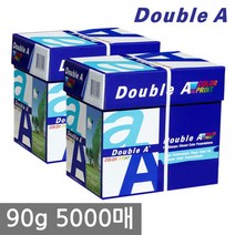 [더블에이] A4 복사용지(A4용지) 90g 2500매 2BOX