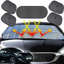 i30 햇빛가리개 6종세트 차박용품, 선택:앞창외부장착6종세트