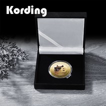 코딩 KD-91 가상화폐 기념주화 비트코인 이더리움 리플 도지코인 동전, 93. 고급 1P 케이스, 단품