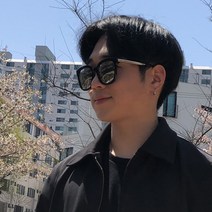 스타일자키 오버핏 뿔테 베이직 패션 남성 선글라스 (3color)