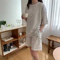 여니제이캠프 여성트레이닝세트 여름반팔세트 3color