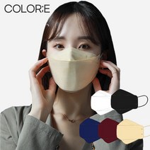 [당일배송] 여름용 국내산 제이퓨어 콜로레 3단접이식 KC 숨편한 비말차단 3D 컬러마스크 모음 대형30매, 콜로레 3D마스크_네이비, 30매