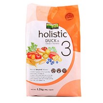 애견사료 홀리스틱3 오리고구마 1kg 강아지 건식사료 개밥, 단품