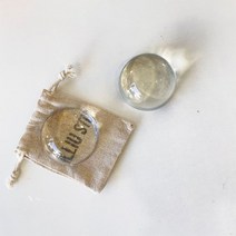 [천삼백케이] [일리우] 유리문진 크리스탈 투명 문진 paperweight, 단품