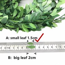 분광계 광도계 적외선 7.5 미터 인공 잎 화환 식물 포도 나무 단풍 수제 홈 장식 웨딩 DIY 실크 꽃. Q 큐빅, 01 A-small leaf 1.5cm