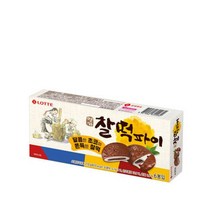 칠성 사무실 탕비실 롯데 명가찰떡파이 과자 세트 간식 추천 210G 2개, 18세트