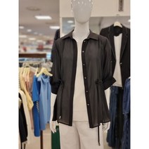 조이너스(JoinuS) 조이너스 21년 SS시즌80%세일 허리스트링 소매롤업 오픈형 블라우스_울산점