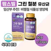 혈액 생성 유산균 철분 비헴철 유기농 과일 채소 분말 비햄철 락토바실러스 초기 임산부 가임기 여성 남성 여성 성장기 어린이 청소년 수유부 추천 선물 미강유 무기질 그린 철분 제