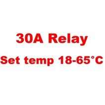 30A 10A 220V 릴레이 출력 제어 NTC 센서가있는 사우나 서모 스탯 컨트롤러, 10A Relay Set18-65C