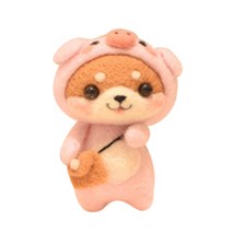 아트베니 DIY 니들 양모펠트 만들기, 시바견2_가방돼지