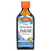 칼슨 베리 파이니스트 피시오일 내추럴 오렌지 200ml, 3병, 198.14ml