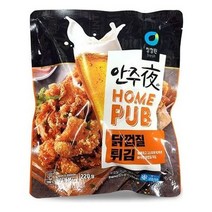 [머든팜]청정원 홈펍 안주야 닭껍질 튀김 220g 안주 술안주, 상세페이지 참조, 유니슨 본상품선택
