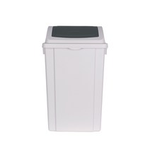 국민 휴지통 모음 10L 25L 35L 50L 소형 대형 페달 와이드 푸쉬분리수거함푸쉬휴지통스윙휴지통10L25L35L50L, 17_국민와이드휴지통 푸쉬(50L)/그레이