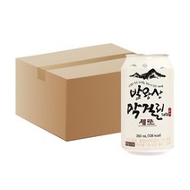 일화 리뉴얼 발왕산 막걸리 제로 350ml x 24캔 비알콜 578EA3